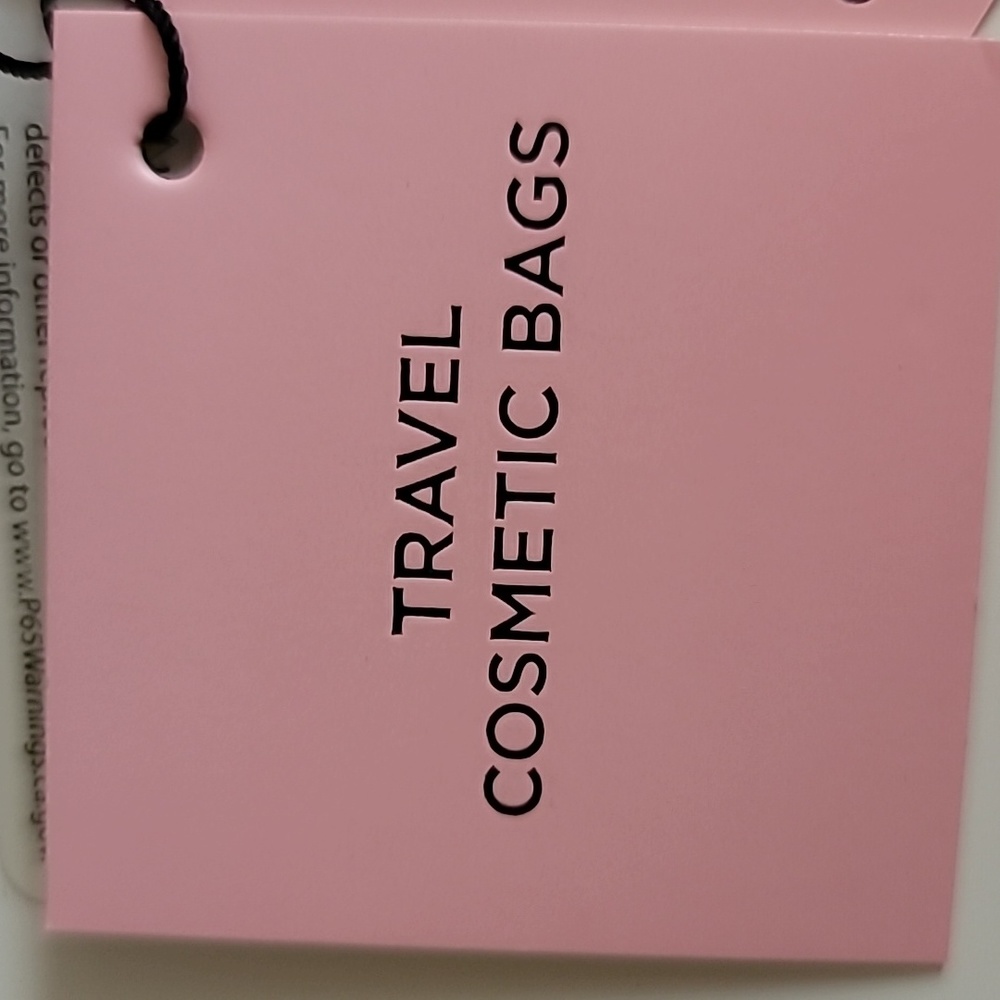 Juicy Couture Silver Sequins Zippered Cosmetic Bag with Small Toiletry Bottle - Picture 4 of 10